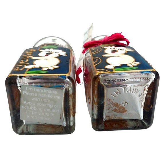 Liza Enger Handpainted Koala Bear Glass Salt & Pepper Shakers Gift Box Australia - Picture 10 of 13